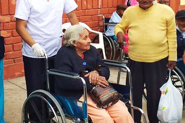 Luisa Sánchez Gemio fue llevada al Centro de Atención Residencial Cieneguilla. (Foto difusión) 