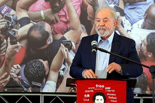 El expresidente brasileño Luiz Inácio Lula da Silva. (Foto: EFE/ Fernando Bizerra Jr.)