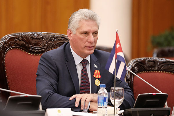 El presidente cubano, Miguel Díaz-Canel Bermúdez. (Foto: EFE/ Luong Thai Linh / Pool)
